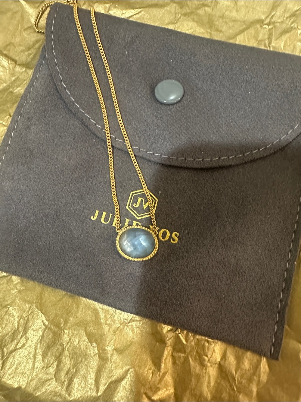 Julie Vos blue pendant necklace - Picture 4 of 8